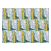 Weizenfeld mit Zypressen von Vincent van Gogh Tischdecke (Vorderseite (Horizontal))