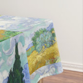 Weizenfeld mit Zypressen von Vincent van Gogh Tischdecke (Beispiel)