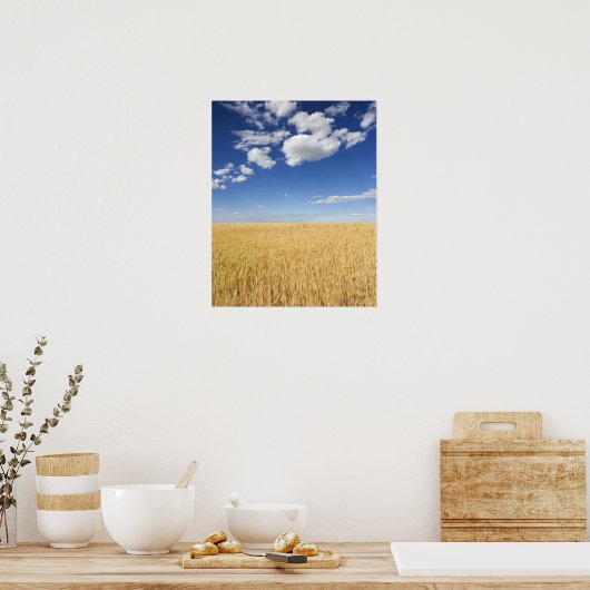 Weizenfeld Poster (Küche)