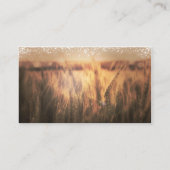 Weizenfeld Rustikale Hochzeitstisch-Platzkarte Platzkarte (Rückseite)