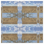 Weizenfeld und Vorratblockmustergewebe Stoff (Muster)