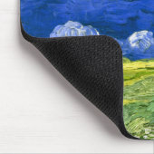 Weizenfeld unter bewachtem Himmel Van Gogh Fine Ar Mousepad (Ecke)