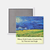 Weizenfeld unter bewachtem Himmel von Vincent van Magnet (Vorderseite/Rückseite)