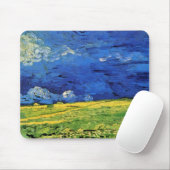 Weizenfeld unter bewachtem Himmel von Vincent van  Mousepad (Mit Mouse)