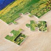 Weizenfeld unter bewachtem Himmel von Vincent van Puzzle (Seite)