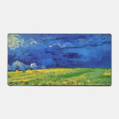 Weizenfeld unter bewachtem Himmel von Vincent van  Schreibtischunterlage (Vorderseite)