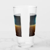 Weizenfeld unter Mondlicht Glas (Rechts)