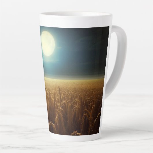 Weizenfeld unter Mondlicht Milchtasse (Rechte Ecke)
