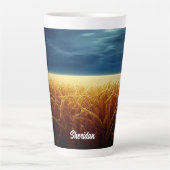 Weizenfeld unter Mondlicht Milchtasse (Vorderseite)