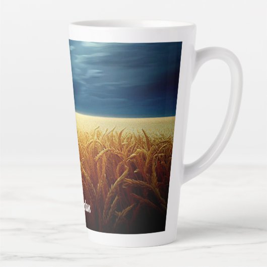 Weizenfeld unter Mondlicht Milchtasse (Rechts)