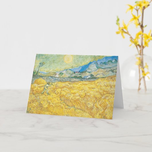 Weizenfeld | Vincent van Gogh Karte (Gelbe Blume)