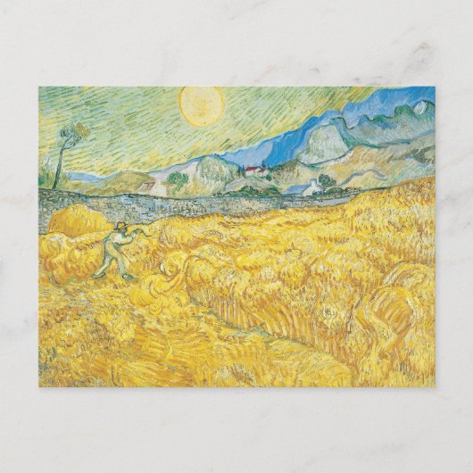 Weizenfeld | Vincent van Gogh Postkarte (Vorderseite)