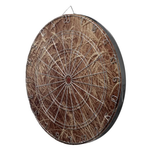 Weizenfeld (von Eugène Atget) Dartscheibe (Vorderseite rechts)