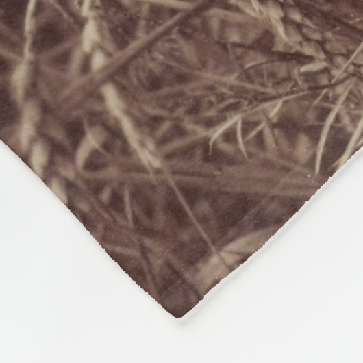 Weizenfeld (von Eugène Atget) Fleecedecke (Ecke)