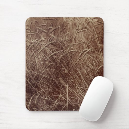 Weizenfeld (von Eugène Atget) Mousepad (Mit Mouse)
