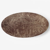 Weizenfeld (von Eugène Atget) Pappteller (Schrägansicht)