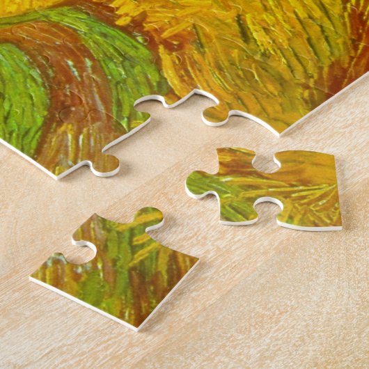 Weizenfeld von Vincent van Gogh Puzzle (Seite)
