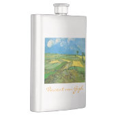 Weizenfelder bei Auvers unter bewachter Luft Flachmann (Rechts)