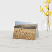 Weizenfelder Karte (Gelbe Blume)