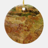 Weizenfelder mit Auvers von Vincent van Gogh Keramikornament (Hinten)