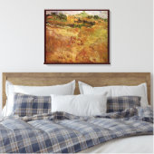 Weizenfelder mit Auvers von Vincent van Gogh Leinwanddruck (Insitu (Schlafzimmer))
