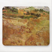 Weizenfelder mit Auvers von Vincent van Gogh Mousepad (Vorne)