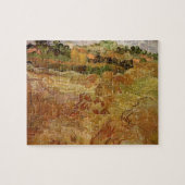Weizenfelder mit Auvers von Vincent van Gogh Puzzle (Horizontal)
