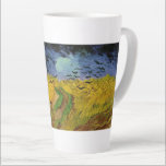 Weizenfelder mit Krähen von Van Gogh Milchtasse<br><div class="desc">Weizenfelder von Vincent Van Gogh</div>