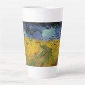 Weizenfelder mit Krähen von Van Gogh Milchtasse (Vorderseite)