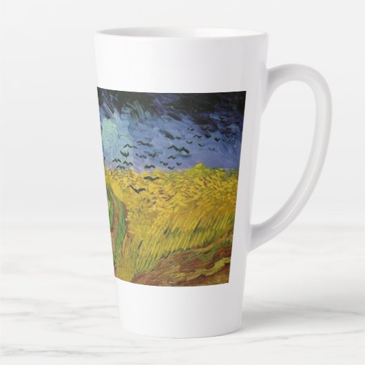 Weizenfelder mit Krähen von Van Gogh Milchtasse (Rechts)