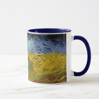 Weizenfelder mit Krähen von Van Gogh