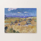 Weizenfelder mit Sensenmann | Vincent van Gogh Puzzle (Horizontal)