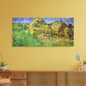 Weizenfelder mit Stacks, Vincent van Gogh. Geldbuß Leinwanddruck (Insitu (Wohnzimmer))