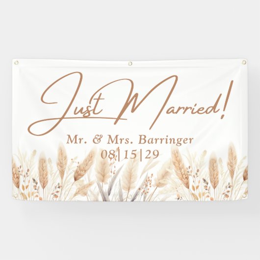 Weizenfelder nur verheiratet Banner (Horizontal)