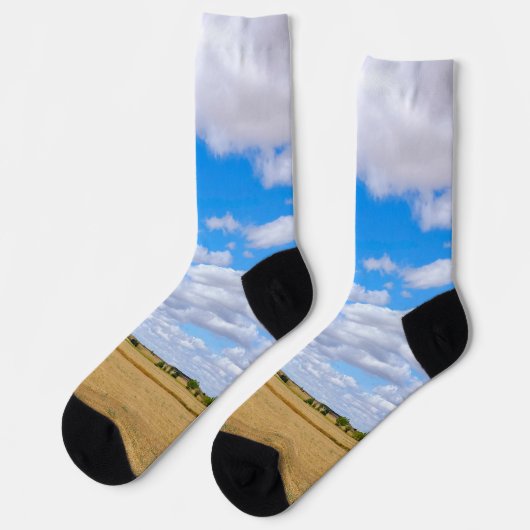 Weizenfelder Socken (Linkes Detail)