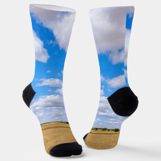 Weizenfelder Socken (Gewinkelt)