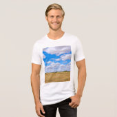Weizenfelder Tri-Blend Shirt (Vorderseite voll)