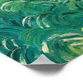 Weizenfelder - Vincent van Gogh Kunstposter Poster (Ecke)