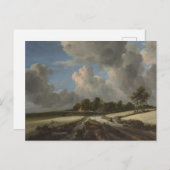 Weizenfelder von Jacob van Ruisdael Kunstdruckerei Postkarte (Vorne/Hinten)