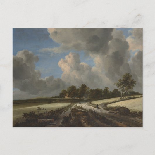 Weizenfelder von Jacob van Ruisdael Kunstdruckerei Postkarte (Vorderseite)