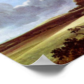 Weizenfelder von Ruisdael Jacob Isaaksz. Van Poster (Ecke)