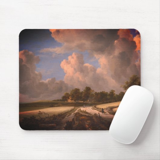 Weizenfelder von van Ruisdael: Mousepad (Mit Mouse)