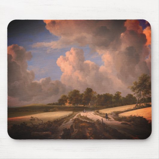 Weizenfelder von van Ruisdael: Mousepad (Vorne)