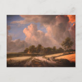 Weizenfelder von van Ruisdael: Postkarte (Vorderseite)