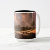 Weizenfelder von van Ruisdael: Zweifarbige Tasse (VorderseiteRechts)