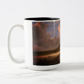 Weizenfelder von van Ruisdael: Zweifarbige Tasse (Links)