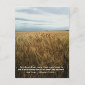 Weizenfeldgebet Postkarte (Vorderseite)