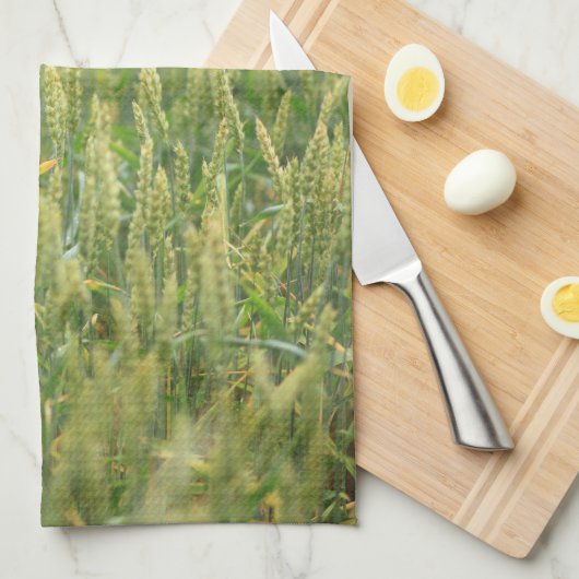 Weizengras Geschirrtuch (Viertel Falte)