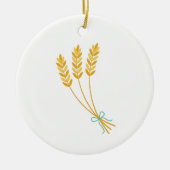 Weizenhalme Keramik Ornament (Vorne)