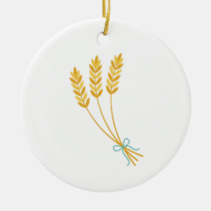 Weizenhalme Keramik Ornament